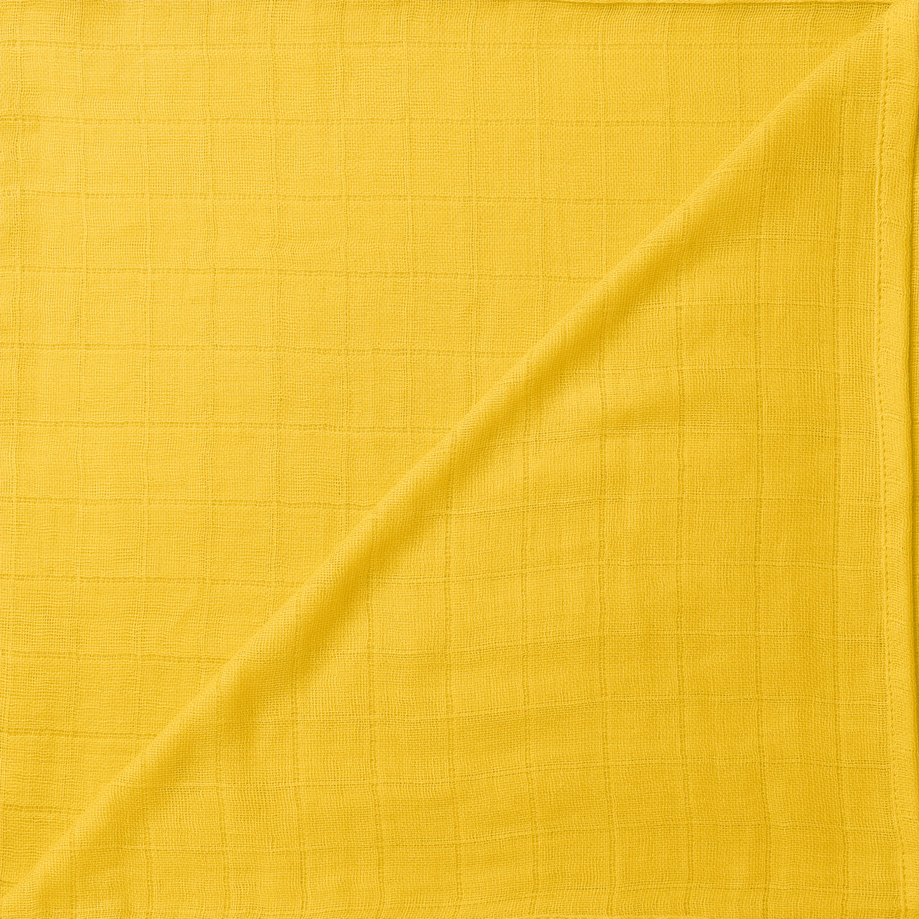 Sunflower and Solid Yellow Swaddles 2 Pcs