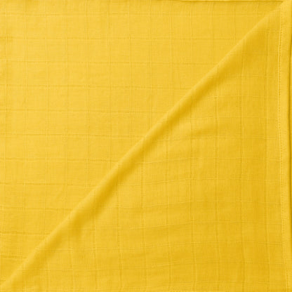 Sunflower and Solid Yellow Swaddles 2 Pcs