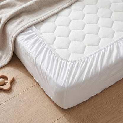 White Solid Crib Sheets 1 Pcs