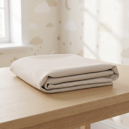 Grey Solid Crib Sheets 1 Pcs
