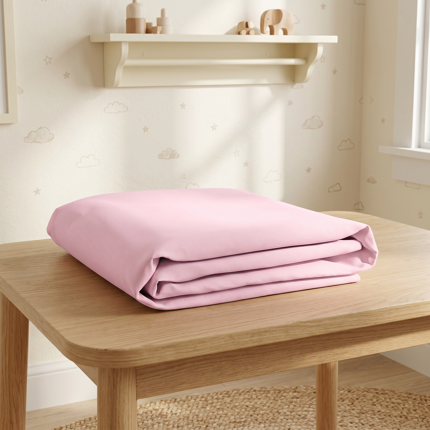 Pink Solid Crib Sheets 1 Pcs