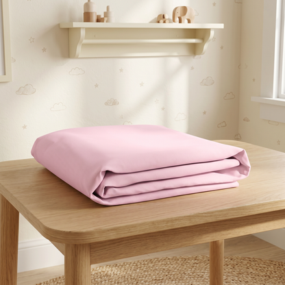 Pink Solid Crib Sheets 1 Pcs