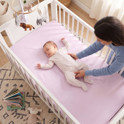 Solid Designs Crib Sheets
