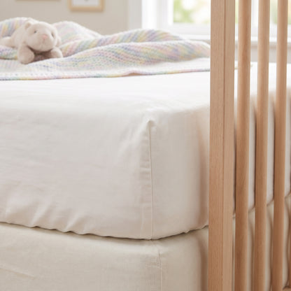 Softest Organic Cotton Crib Sheets in Pastel Colours