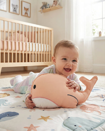 Pink Whale Crib Toy 1 Pcs
