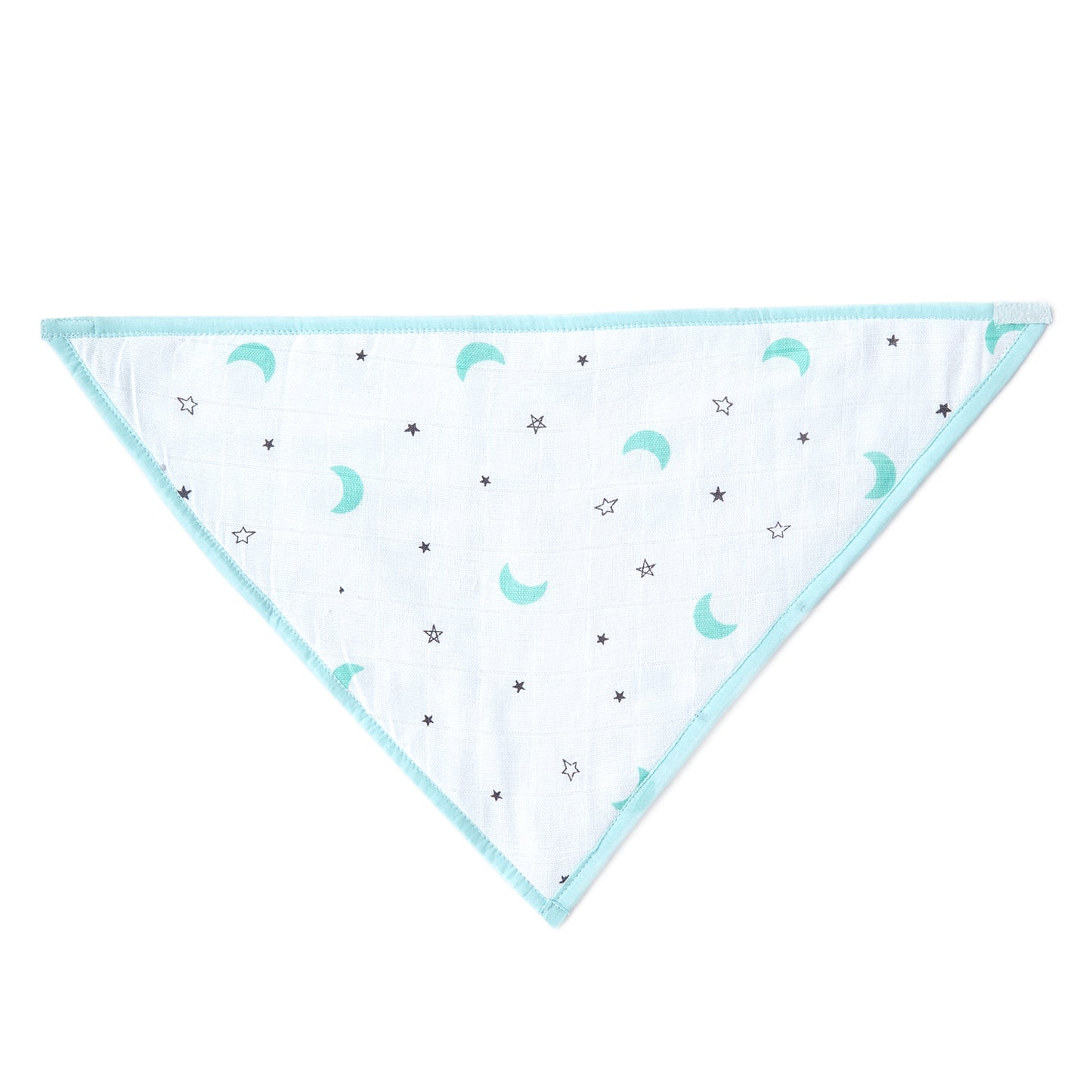 Blue Moon And Star Feeding Bibs And Burp 2 Pcs