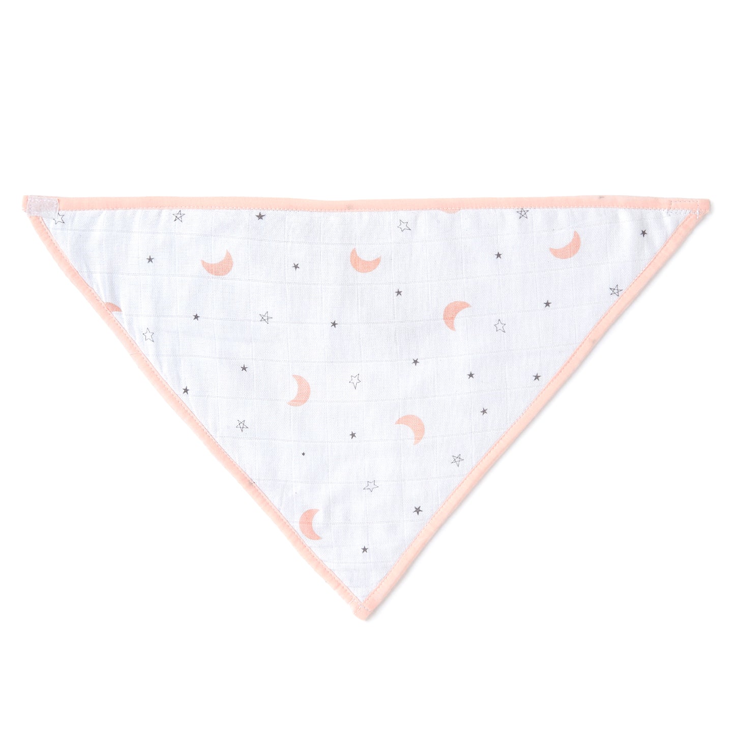Pink Moon And Star Feeding Bibs And Burp 2 Pcs