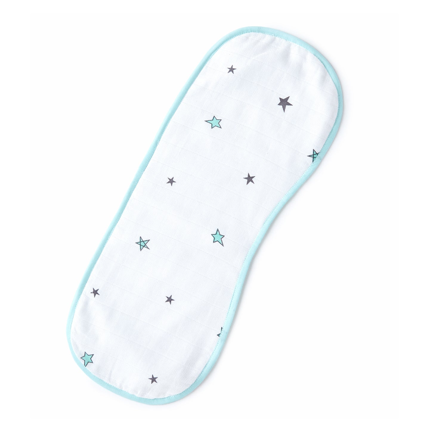 Blue Moon And Star Feeding Bibs And Burp 2 Pcs