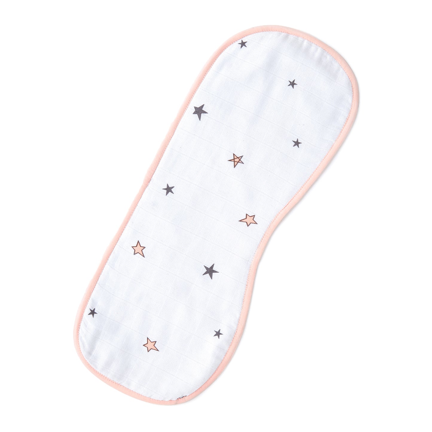 Pink Moon And Star Feeding Bibs And Burp 2 Pcs