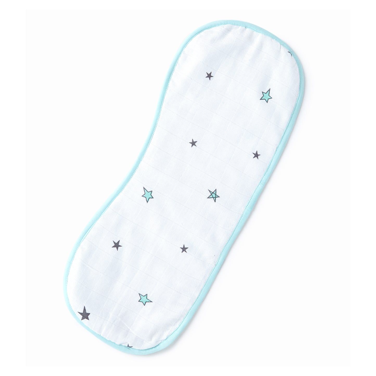Blue Moon And Star Feeding Bibs And Burp 2 Pcs