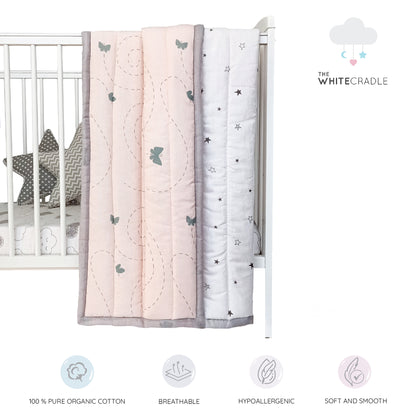 Butterfly Baby Quilt 1 Pcs