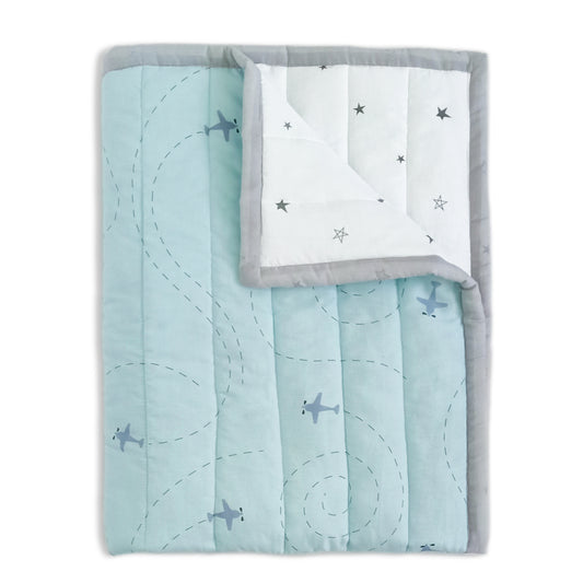 Aeroplane Baby Quilt 1 Pcs