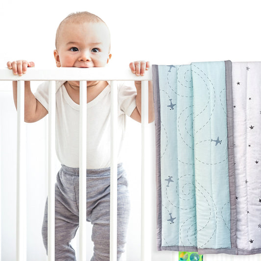 Aeroplane Baby Quilt 1 Pcs
