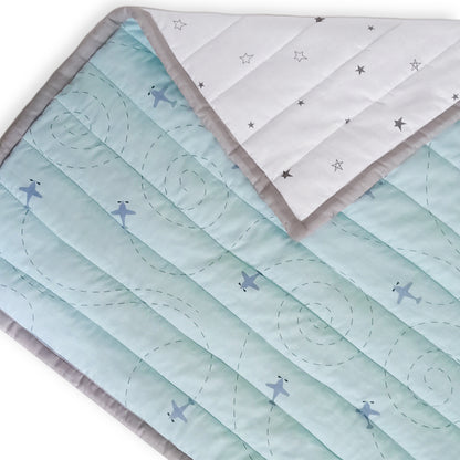 Aeroplane Baby Quilt 1 Pcs