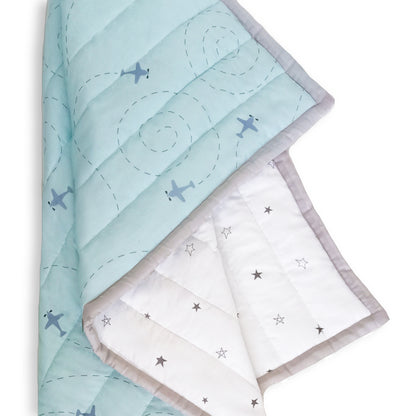 Aeroplane Baby Quilt 1 Pcs