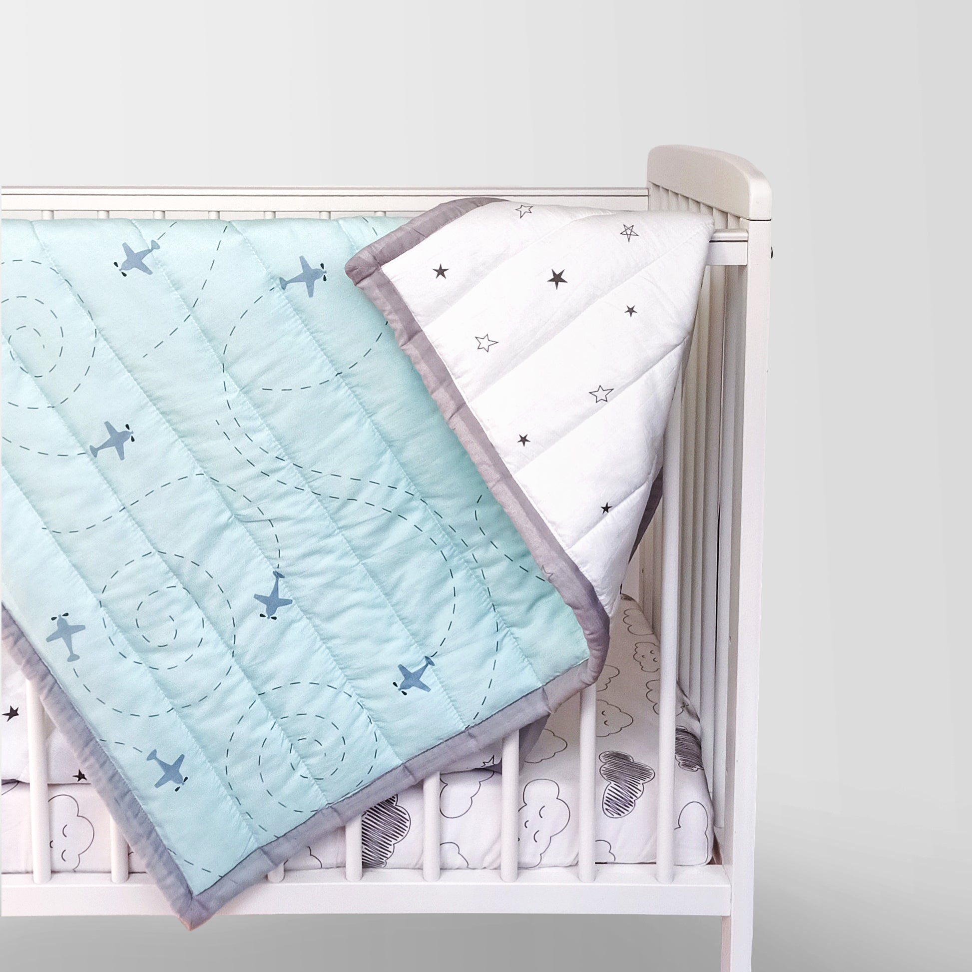 Aeroplane Baby Quilt 1 Pcs