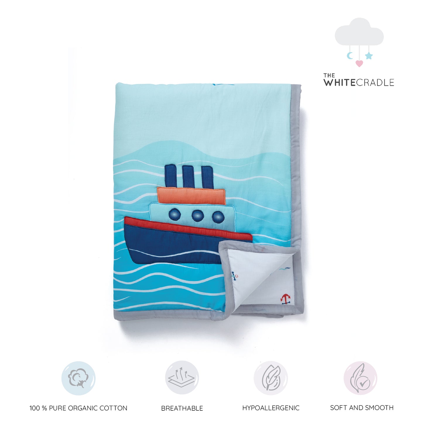 Yacht Baby Quilt 1 Pcs