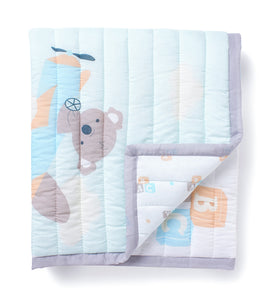 Blue Koala Baby Quilt 1 Pcs