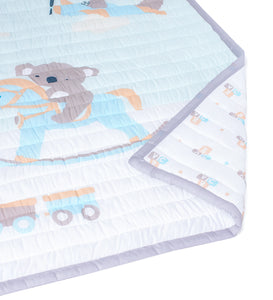 Blue Koala Baby Quilt 1 Pcs