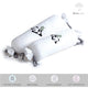 Grey Panda Bolster Pillow Set 1 Pcs