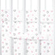 Twill Pink Hearts Cot Bumper