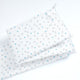 Twill Blue Triangle Cot Bumper