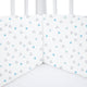 Twill Blue Triangle Cot Bumper