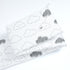 Grey Clouds Cot Bumper