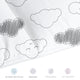 Grey Clouds Cot Bumper