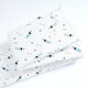 Blue Poodle Cot Bumper