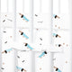 Blue Poodle Cot Bumper