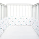 Blue Poodle Cot Bumper