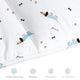 Blue Poodle Cot Bumper