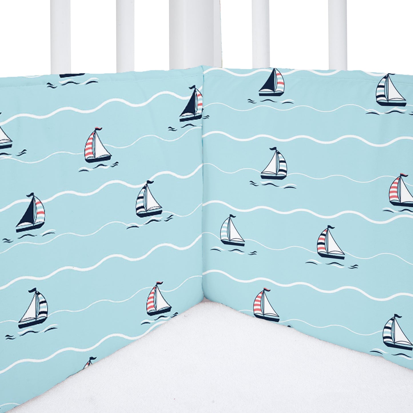 Yacht Blotch Cot Bumper