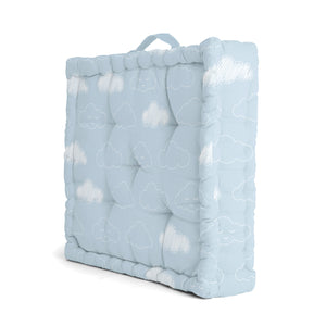 Blue Clouds Floor Cushion 1 Pcs