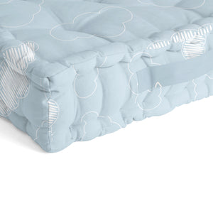 Blue Clouds Floor Cushion 1 Pcs