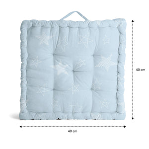 Blue Stars Floor Cushion 1 Pcs
