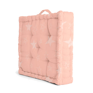 Pink Stars Floor Cushion 1 Pcs