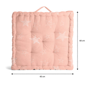 Pink Stars Floor Cushion 1 Pcs