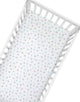 Blue Hearts & Blue Poodle Crib Sheets 1 Pcs