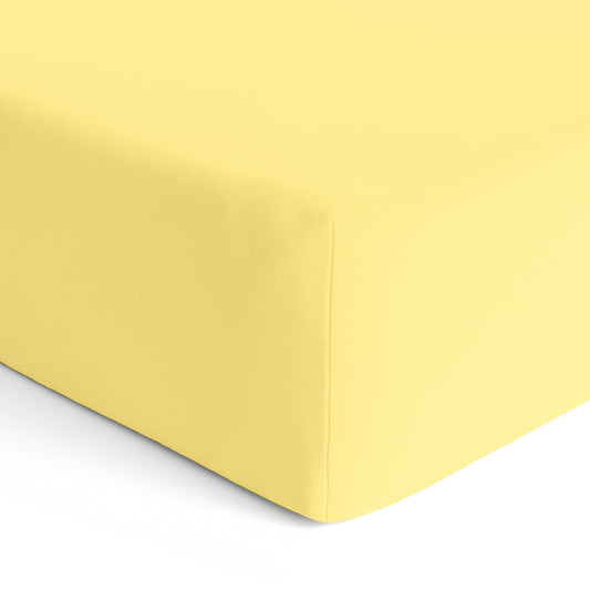 Yellow Solid Crib Sheets 1 Pcs