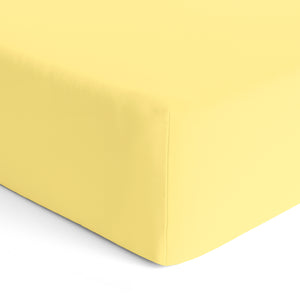 Yellow Solid Crib Sheets 1 Pcs