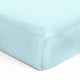 Blue Solid Crib Sheets 1 Pcs