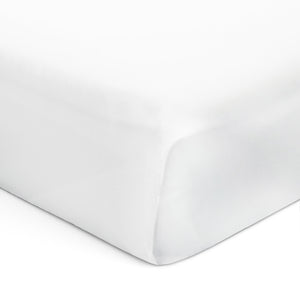 White Solid Crib Sheets 1 Pcs