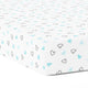 Blue Hearts Crib Sheets 1 Pcs