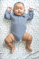 Blue Hearts Crib Sheets 1 Pcs