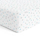 Blue Triangles Crib Sheets 1 Pcs