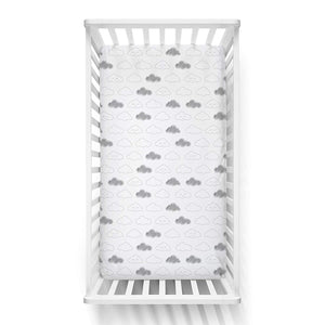 Star & Clouds Crib Sheets 2 Pcs