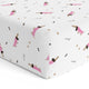 Girl Poodle Crib Sheets 1 Pcs