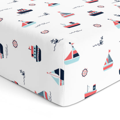 Yacht Crib Sheets 1 Pcs